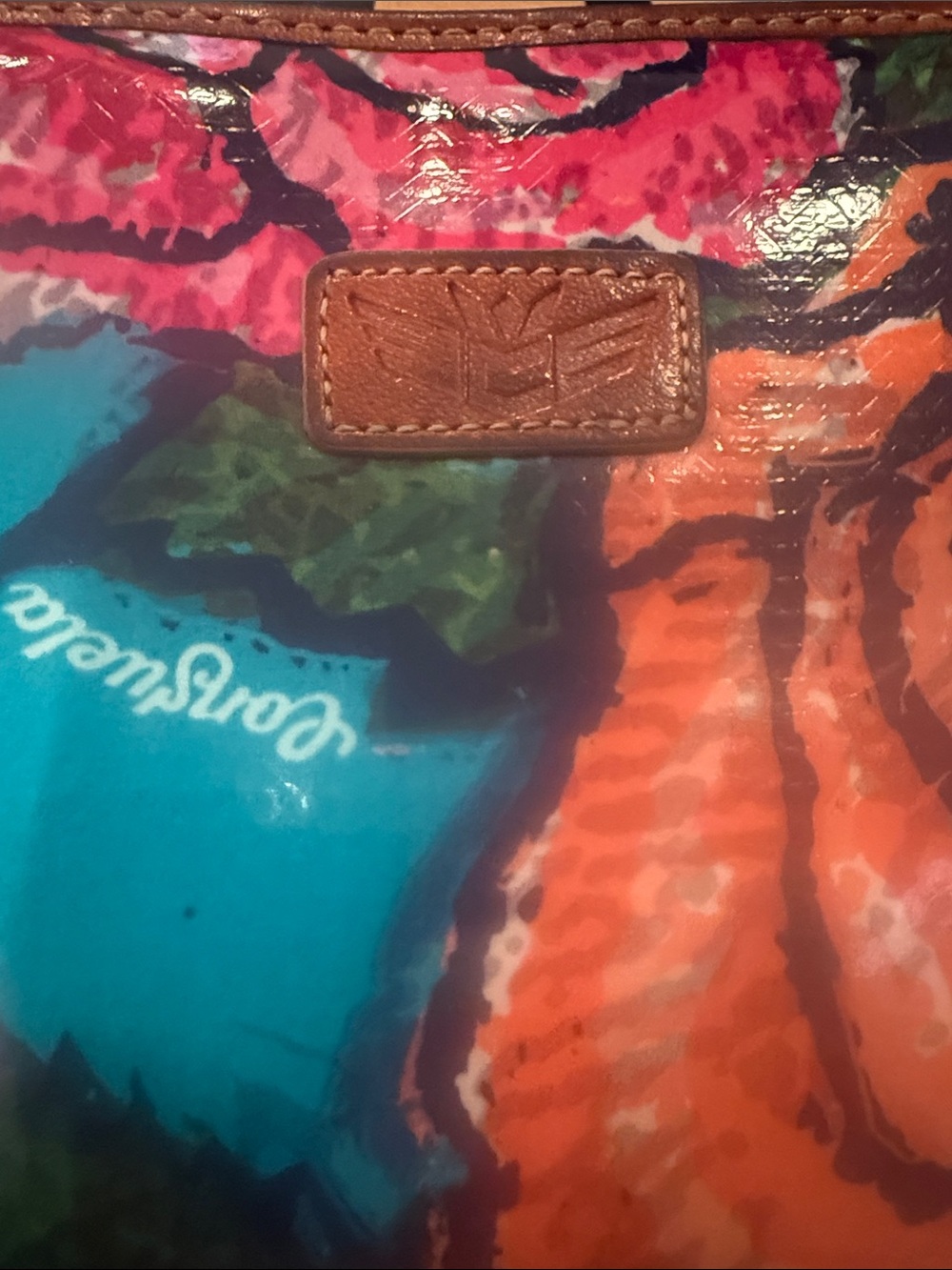Consuela Multicolor Floral Clutch Wristlet - Picture 4 of 6
